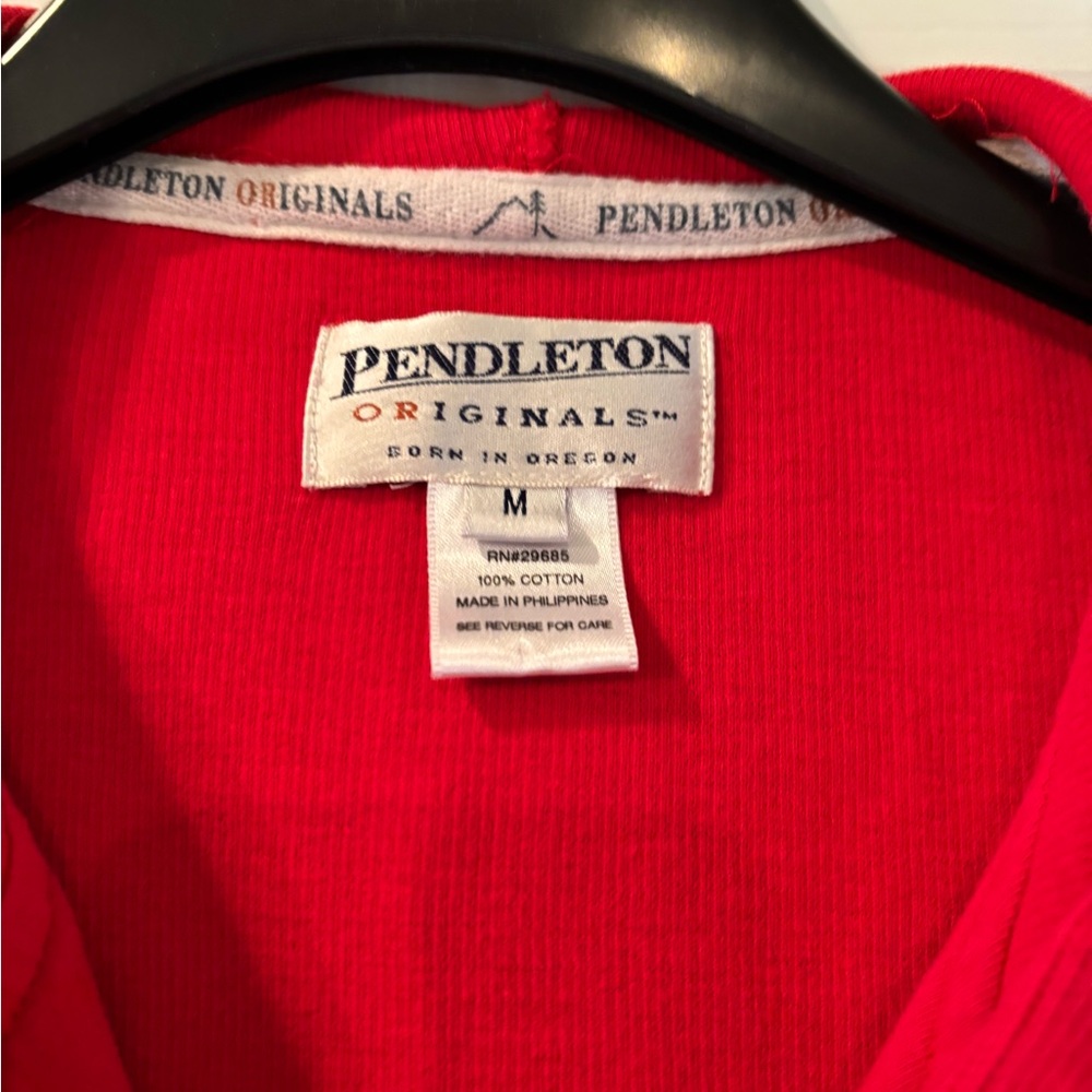 Pendleton Originals Red Cotton Jacket Size M - Picture 2 of 11